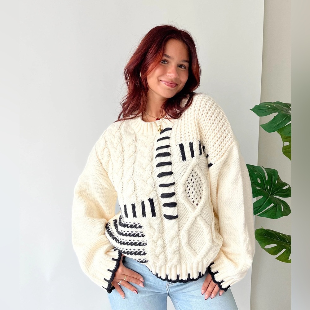 Jade Sweater - Grey Bandit - Size: Medium